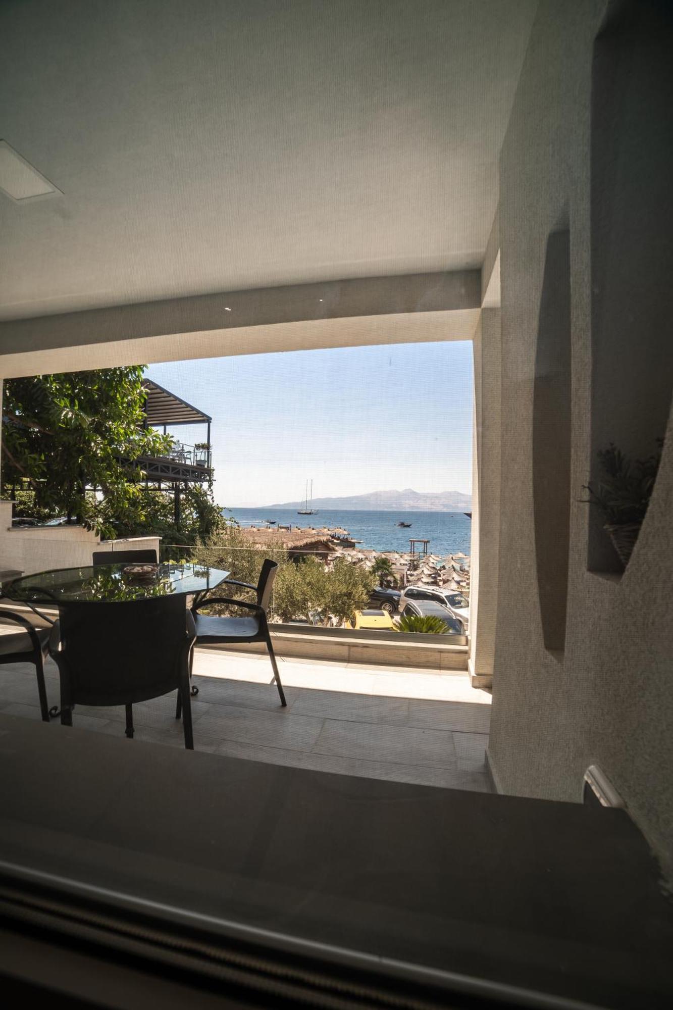 Epirus Hotel Sarande Bagian luar foto