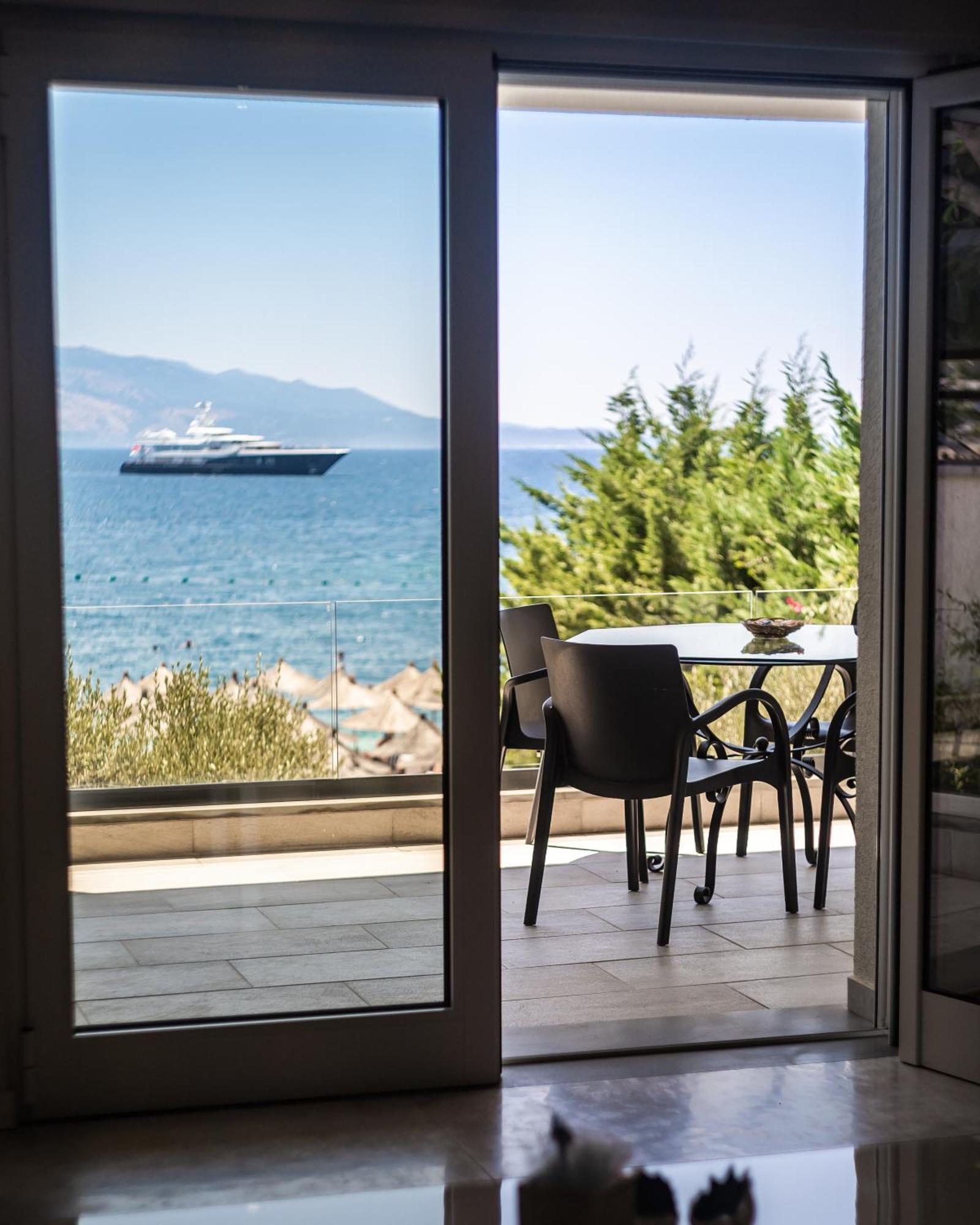 Epirus Hotel Sarande Bagian luar foto