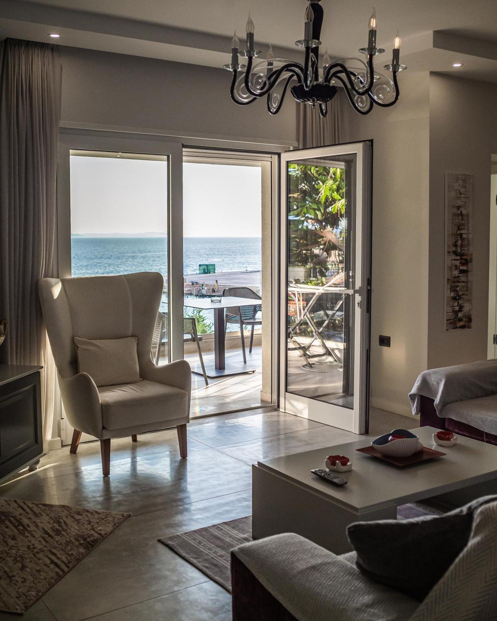 Epirus Hotel Sarande Bagian luar foto