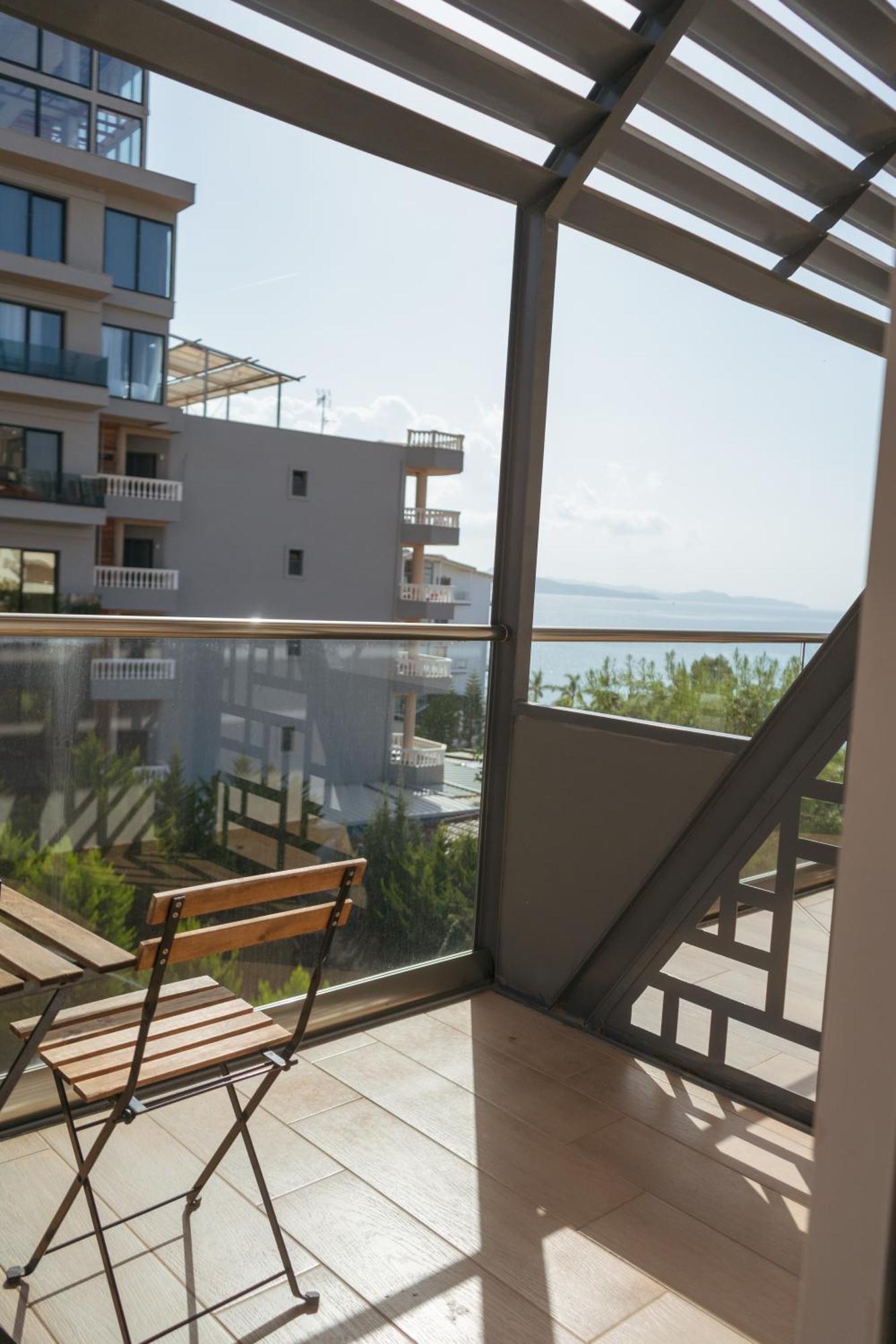 Epirus Hotel Sarande Bagian luar foto