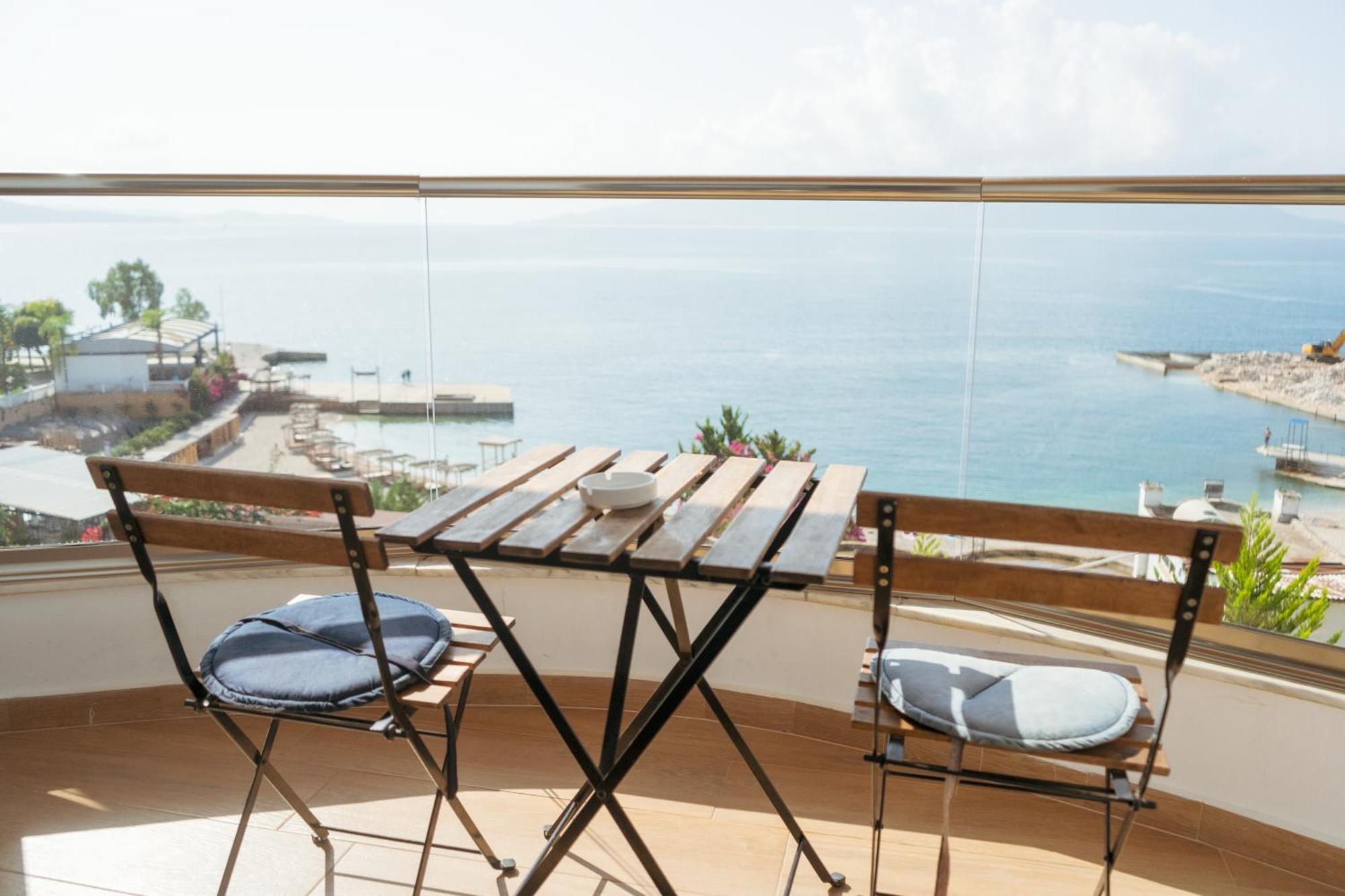 Epirus Hotel Sarande Bagian luar foto